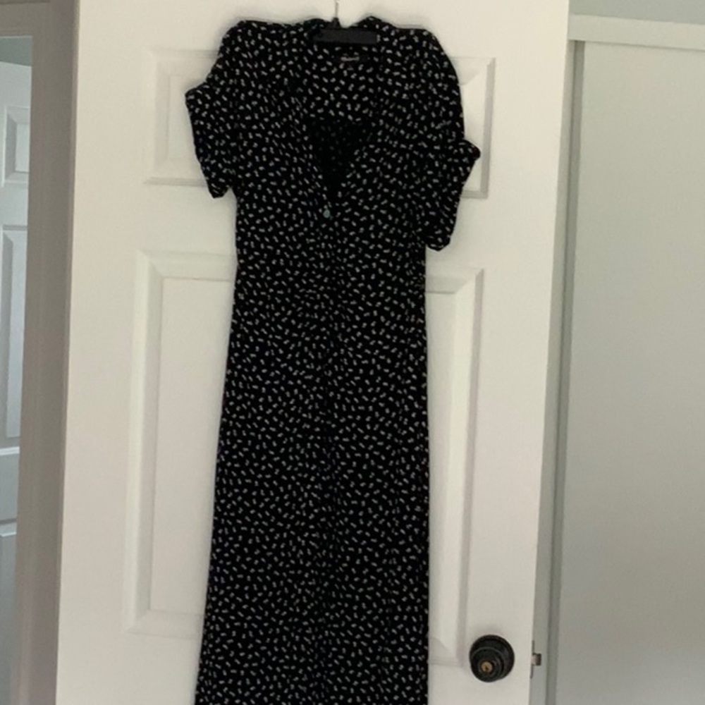 Madewell Crepe MIDI Dress size 4